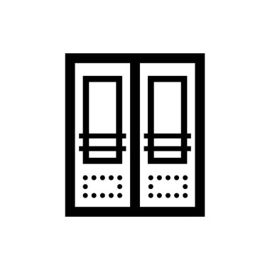 Çift Ofis kapı ile pencere eşiği