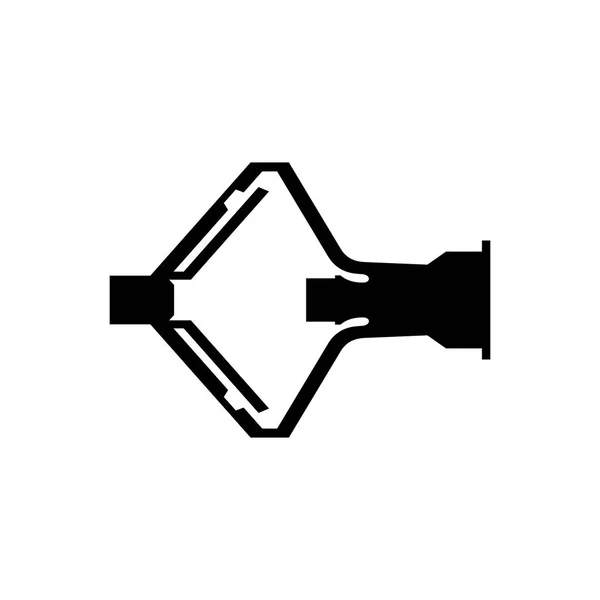 Dowel Icono Cierre Uñas — Archivo Imágenes Vectoriales