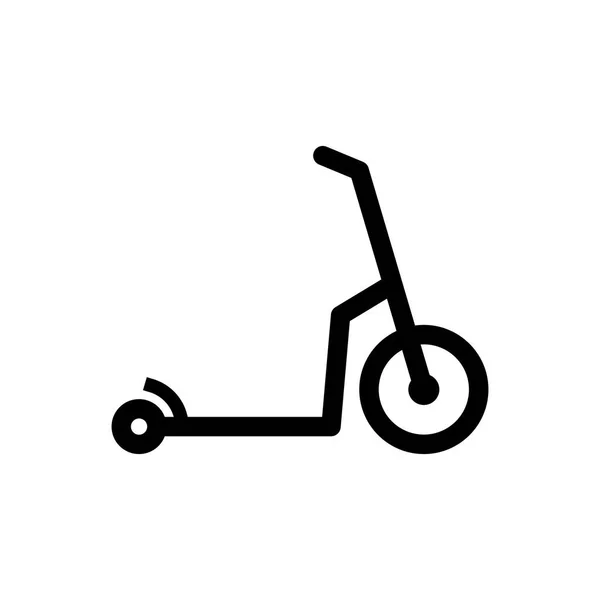 Enfant Urbain Ville Pied Scooter — Image vectorielle