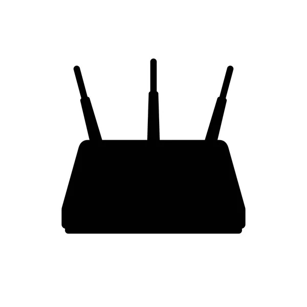 Router Inalámbrico Con Antenas — Archivo Imágenes Vectoriales