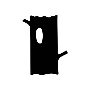 Büyük eski ağaç içi boş