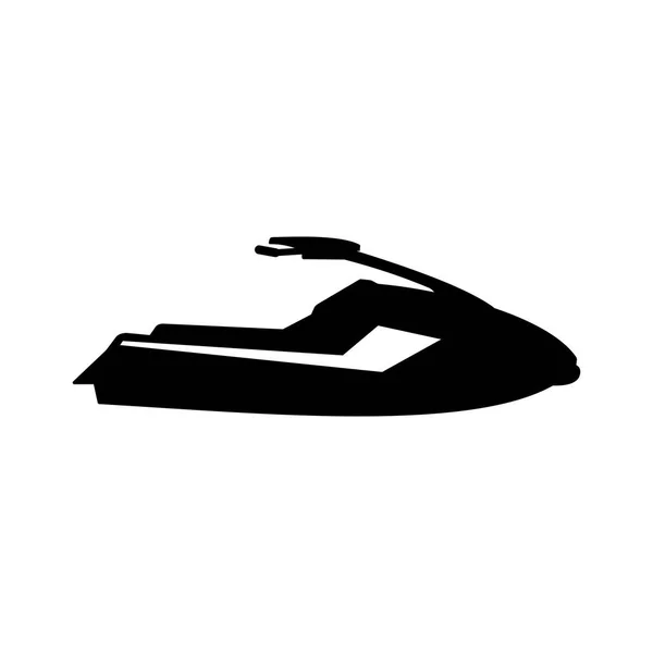 个人船只 Pwc 水上滑板车 捷尔斯基 — 图库矢量图片