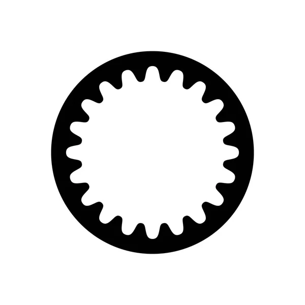 Cogged Wheel Internal Gearing — Stock Vector