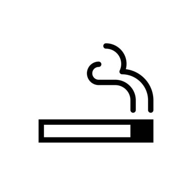 (Sigara) yanan sigara simgesi