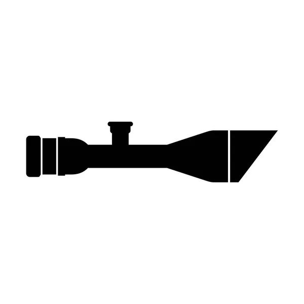 Снайперский Прицел Высокой Точности Тактическое Снаряжение — стоковый вектор