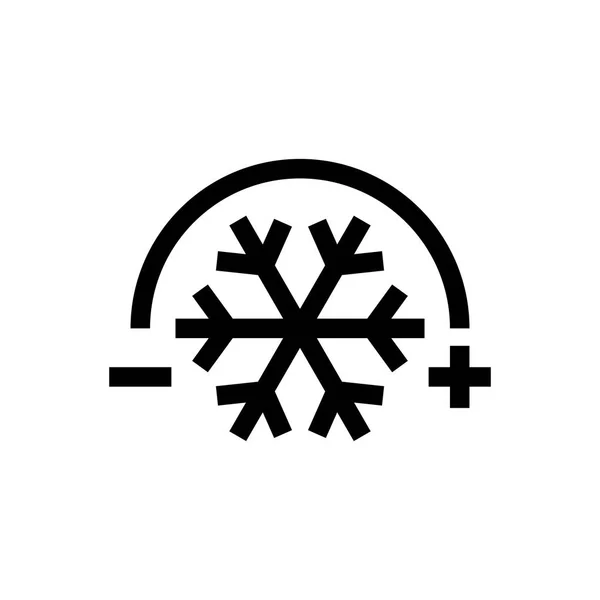 Clima Icono Control Símbolo — Vector de stock