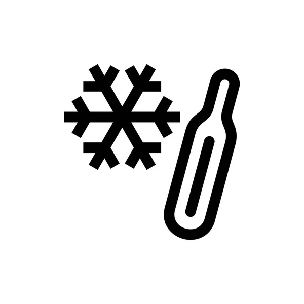 Icono Control Temperatura Símbolo — Vector de stock