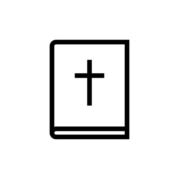 聖書のアイコン シンボル — ストックベクタ