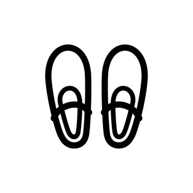 Çift ayakkabı, üstten görünüm