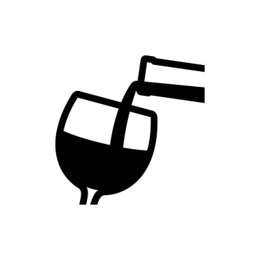 Şarap şarap cam içine döktü