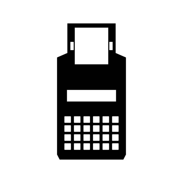Mobilní Pokladna Ikona — Stockový vektor