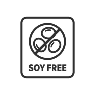 Soya ücretsiz simge - vektör