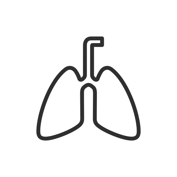 Pulmones Humanos Sistema Pulmonar Vector — Archivo Imágenes Vectoriales