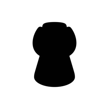 Şampanya şişesi cork - vektör