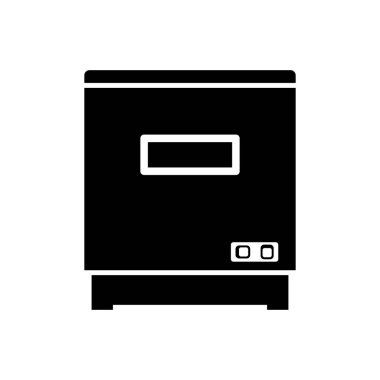 Taşınabilir telefon bulaşık makinesi - vektör