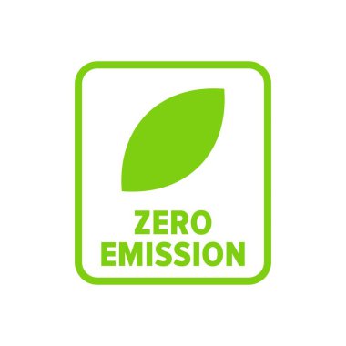 Zero emission symbol - Vector clipart