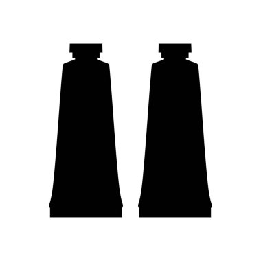 Kapalı boya tüpler - vektör