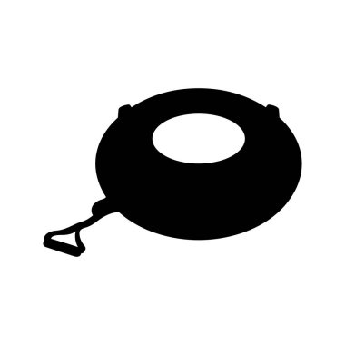 Şişme kar tüpü kızağı - Vektör