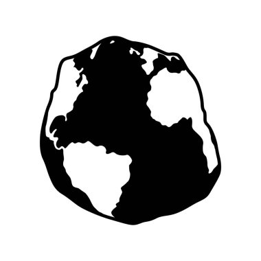 Geoid, Atlantik Okyanusu'nun şekli - Vektör