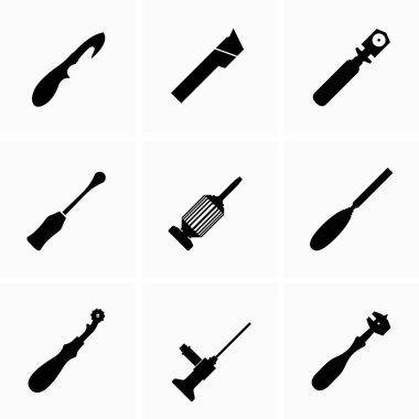 Farklı amaçlar araçları, cihazlar - Vektör