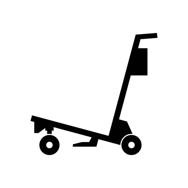 Luchthaven Bagage Bagage Trolley Vector — Stockvector