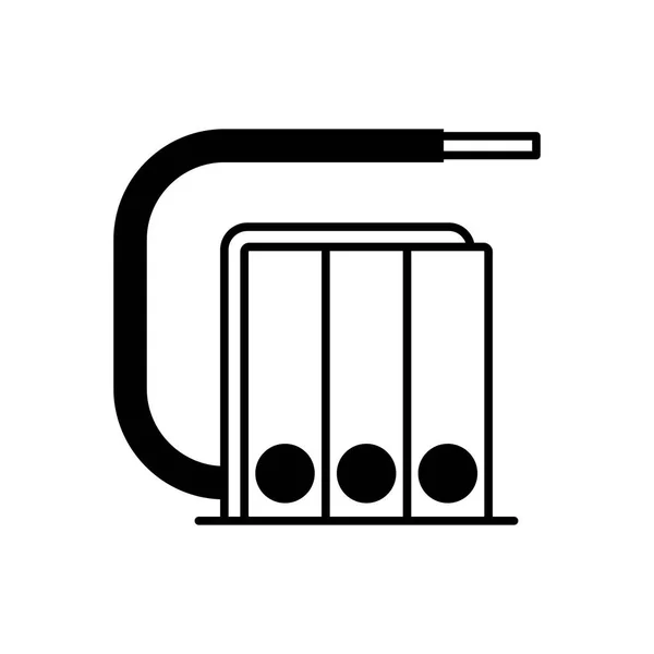 Inspiromètre Inhalation Respiration Appareil Entraînement Respiratoire Pulmonaire Vecteur — Image vectorielle