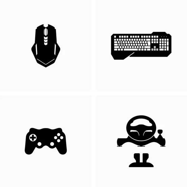 Video Game Devices Vector — Stock Vector
