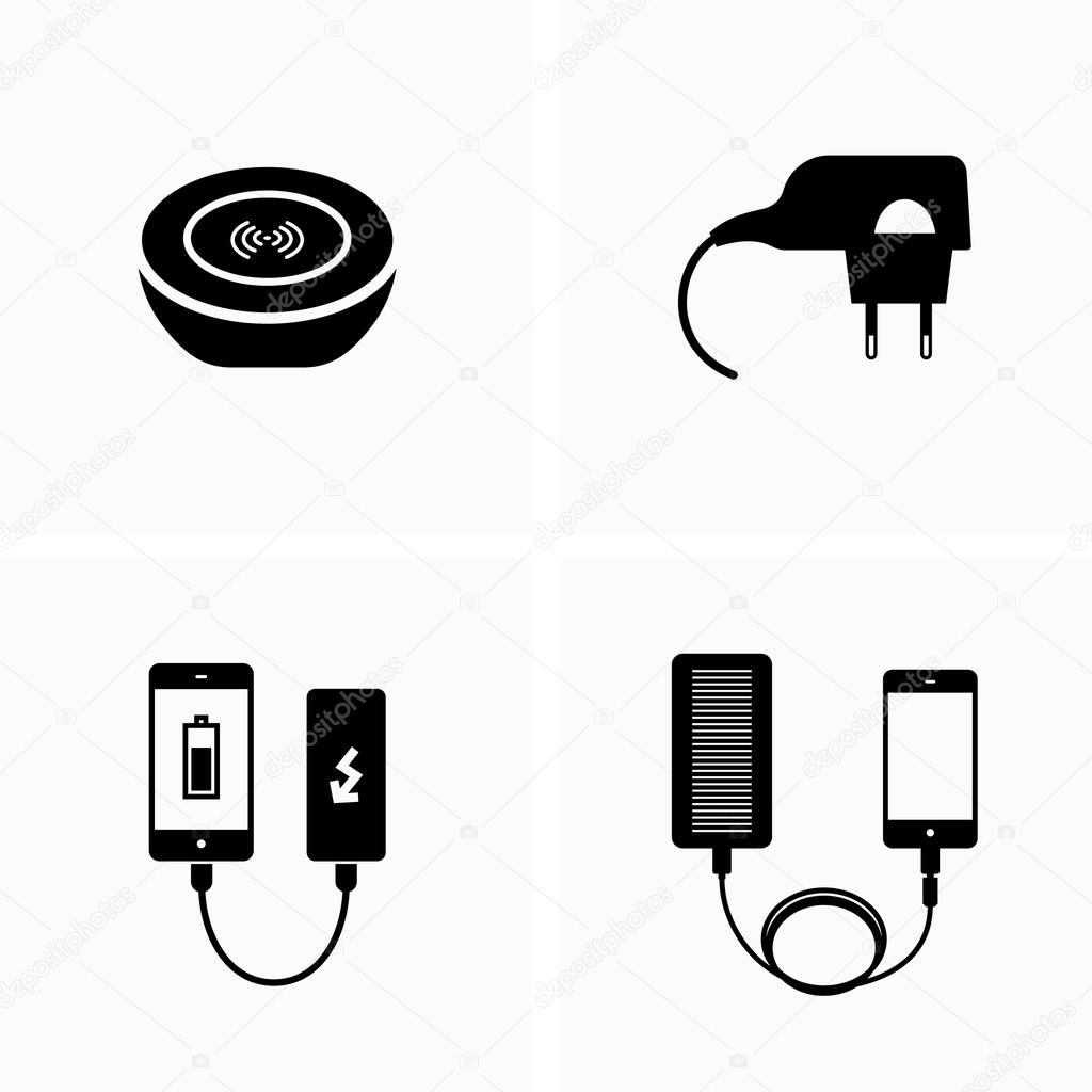 Device charging equipment - Vector