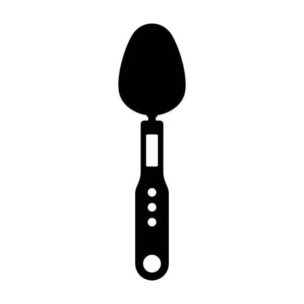 数字厨房勺秤 — 图库矢量图片