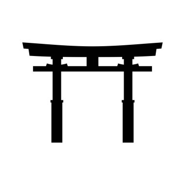 Torii geleneksel Japon Şinto türbe kapısı