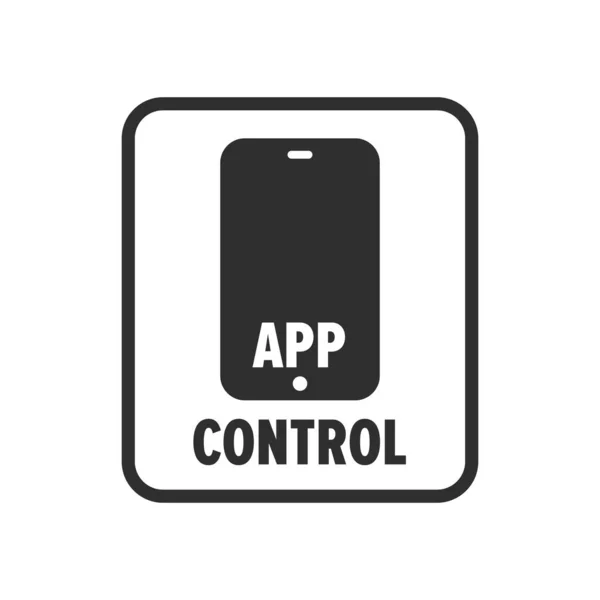 App Program Kontroll Vektor Symbol — Stock vektor