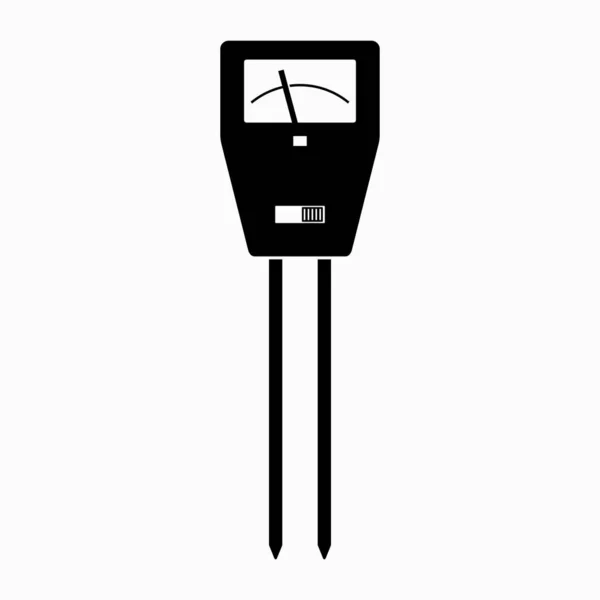 Soil Compost Moisture Digital Sensor Meter — Stock Vector