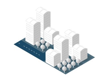 şehir beyaz tasarımı