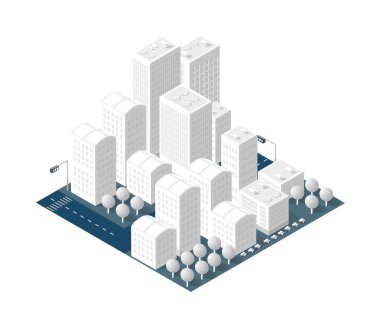 şehir beyaz tasarımı