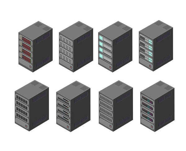 Datenserver-Netzwerk — Stockvektor