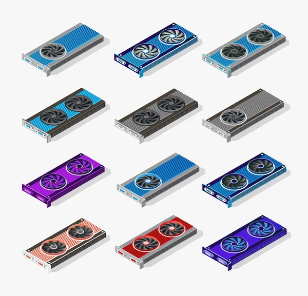 Video card set of mining bitcoin