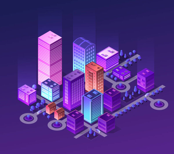 набор фиолетовых цветов
