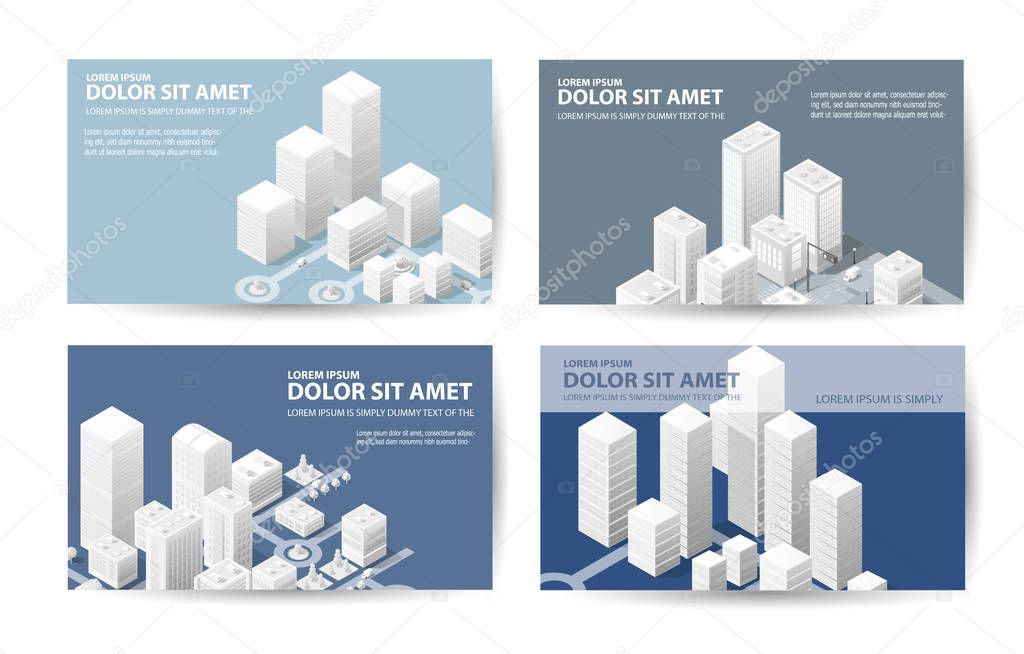 Business card templates real estate agency, tourism, construction of buildings and repairs and reconstruction.