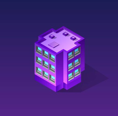 İzometrik ultraviyole şehir