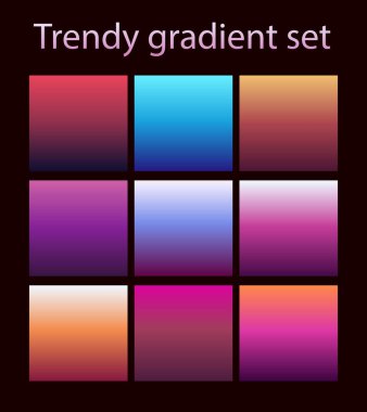 Mor trendy seti