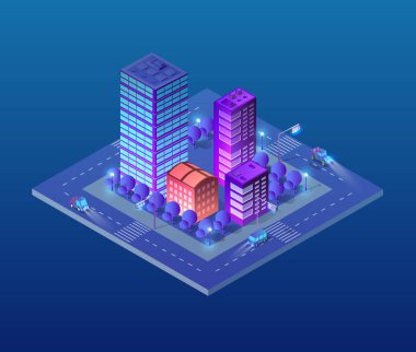 İzometrik ultra şehir kavramı
