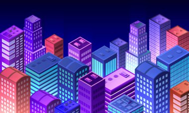 Cityscape 3d ultraviyole