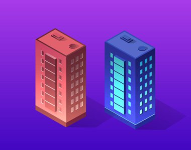 Cityscape 3d ultraviyole