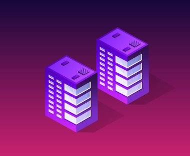 Konsept illüstrasyon şehir