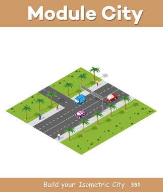 Şehir yüksek hızlı karayolu