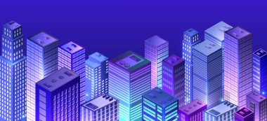 Cityscape 3d ultraviyole