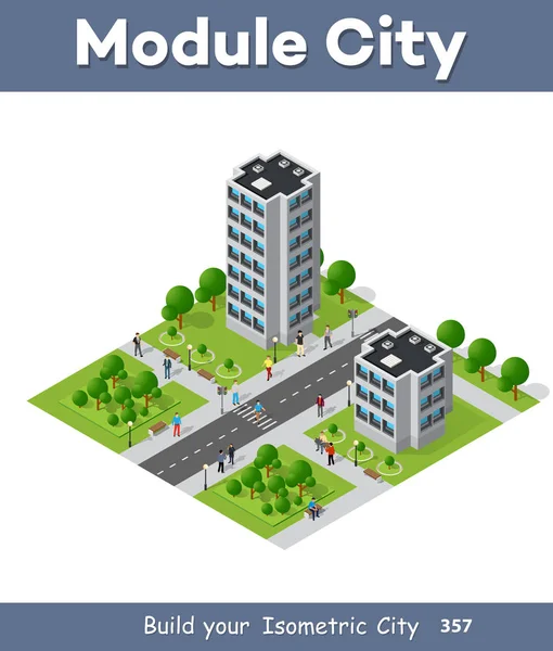 İnsanlar şehirde yürüyüş