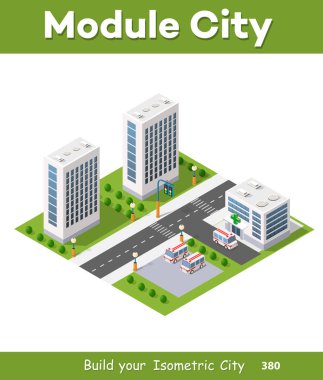 Hastane Izometrik 3D bina