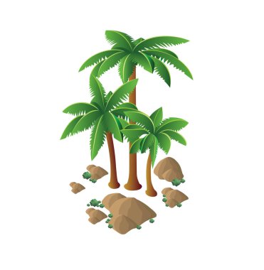 İyometrik manzara sahnesi