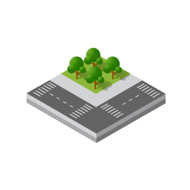 İyometrik 3d modül bölgesi